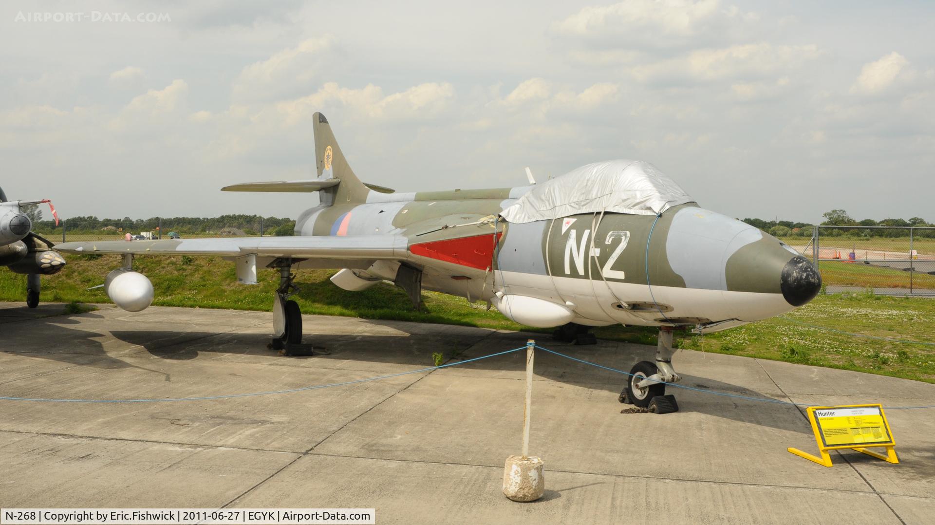 N-268, Hawker Hunter FGA.78 C/N 8947, N-268 at Yorkshire Air Museum