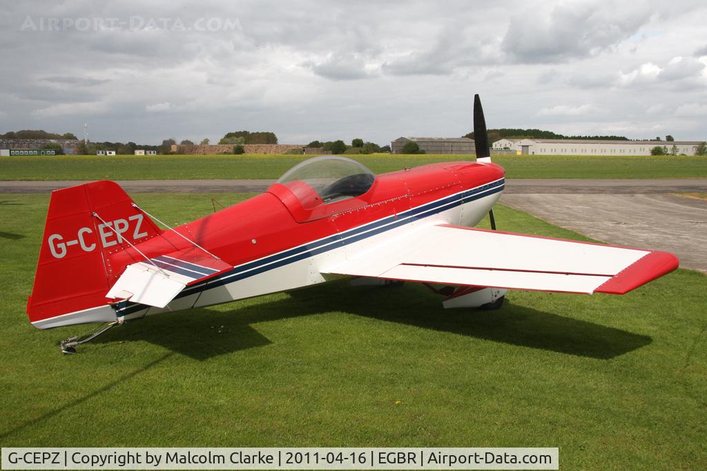 G-CEPZ, 1996 Rihn DR-107 One Design C/N 0038, Rihn DR.107 One Design at Breighton Airfield in April 2011.