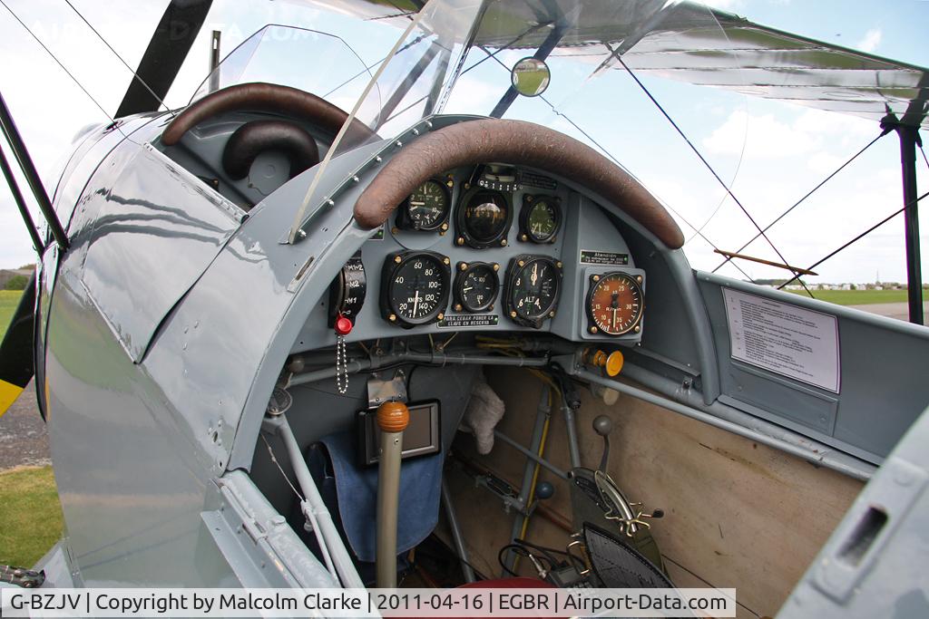 G-BZJV, 1957 CASA 1-131E Srs 1000 C/N 1075, Casa 1-131E Srs 1000 at Breighton Airfield in April 2011.
