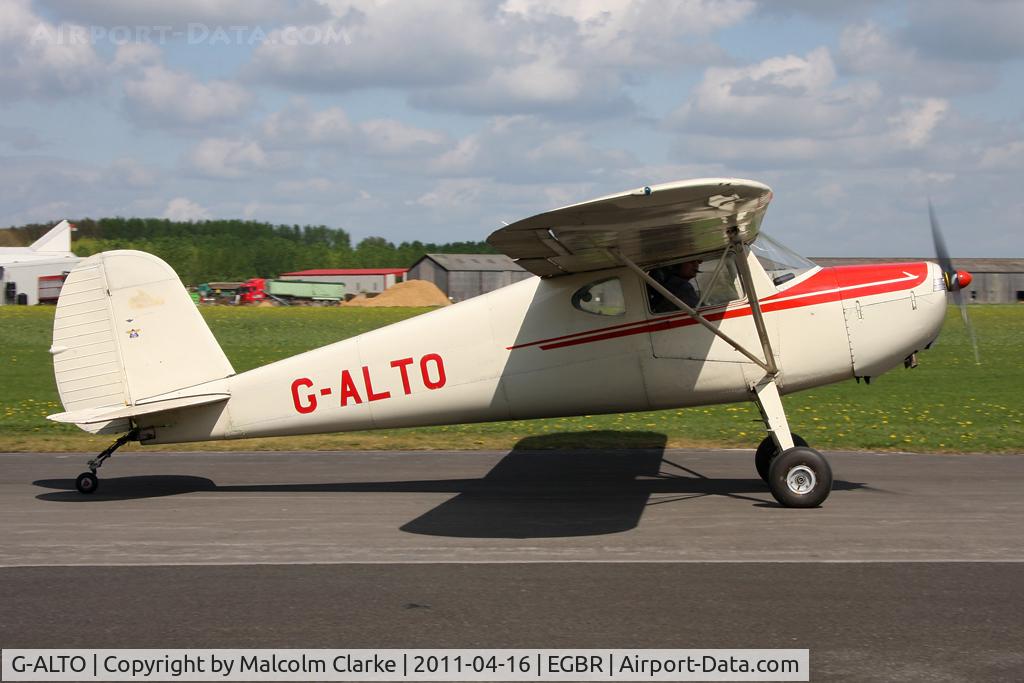 G-ALTO, 1948 Cessna 140 C/N 14253, Cessna 140 at Breighton Airfield in April 2011.