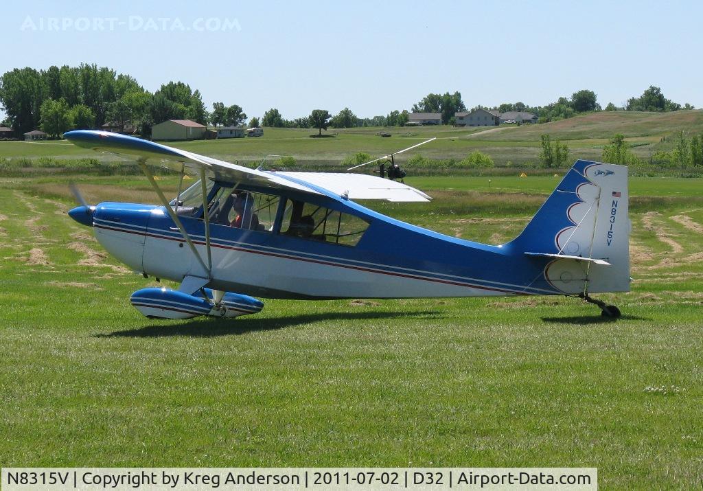 N8315V, 1966 Champion 7ECA Citabria C/N 481, Starbuck Fly-in 2011