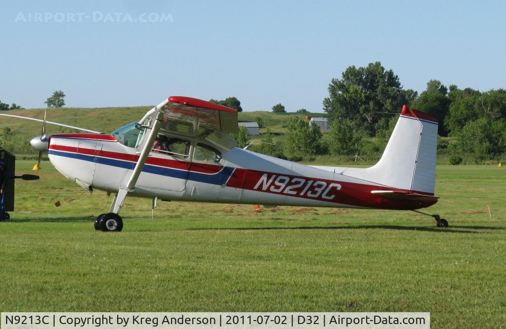 N9213C, 1955 Cessna 180 C/N 31312, Starbuck Fly-in 2011