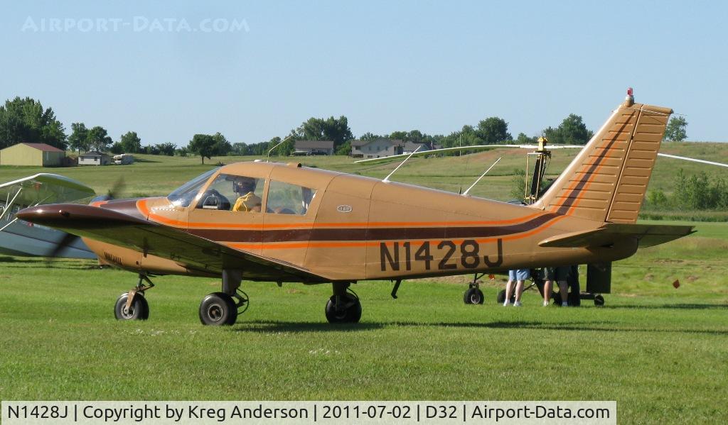 N1428J, 1966 Piper PA-28-180 C/N 28-3539, Starbuck Fly-in 2011