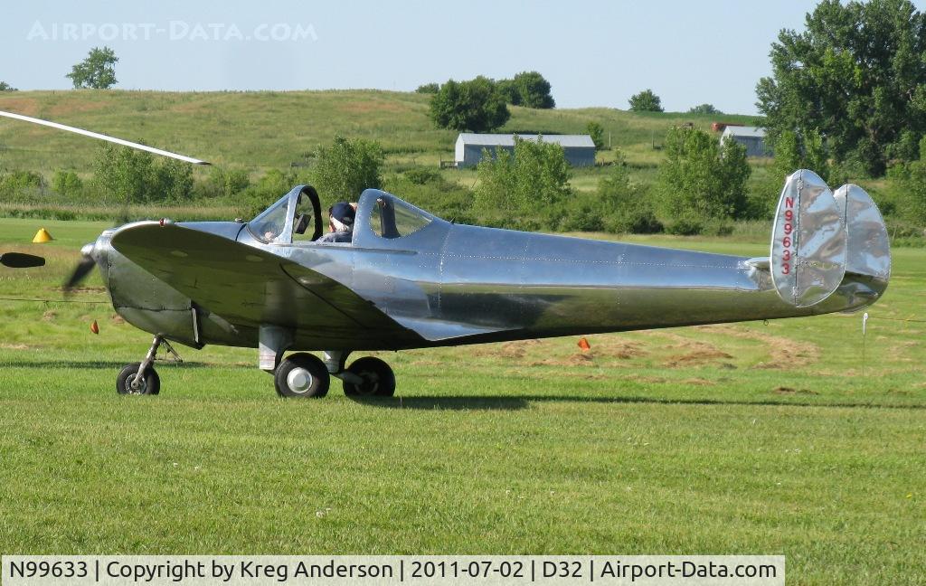 N99633, 1946 Erco 415C Ercoupe C/N 2256, Starbuck Fly-in 2011