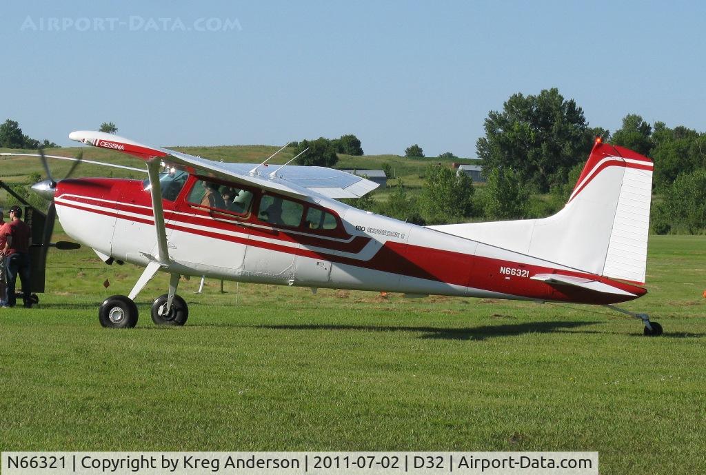 N66321, 1977 Cessna 180K Skywagon C/N 18052935, Starbuck Fly-in 2011