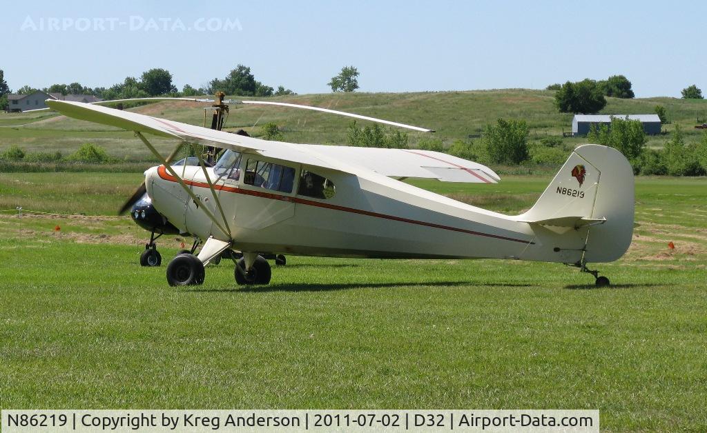 N86219, 1946 Aeronca 11AC Chief C/N 11AC-23, Starbuck Fly-in 2011