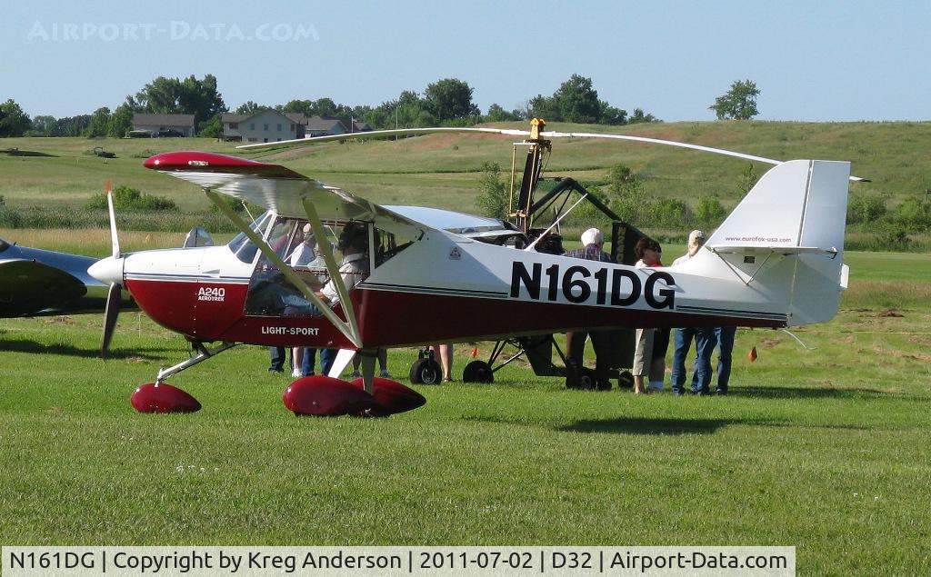 N161DG, Aeropro Eurofox LSA C/N 21207, Starbuck Fly-in 2011