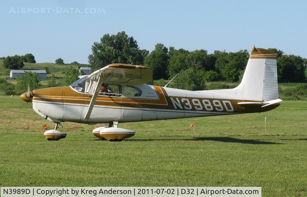 N3989D, 1957 Cessna 182A Skylane C/N 34689, Starbuck Fly-in 2011
