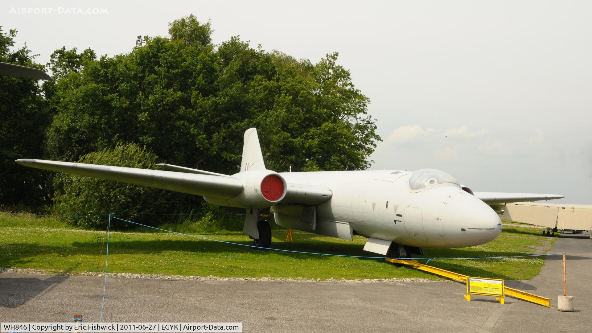WH846, English Electric Canberra T.4 C/N EEP71290, WH846 at Yorkshire Air Museum