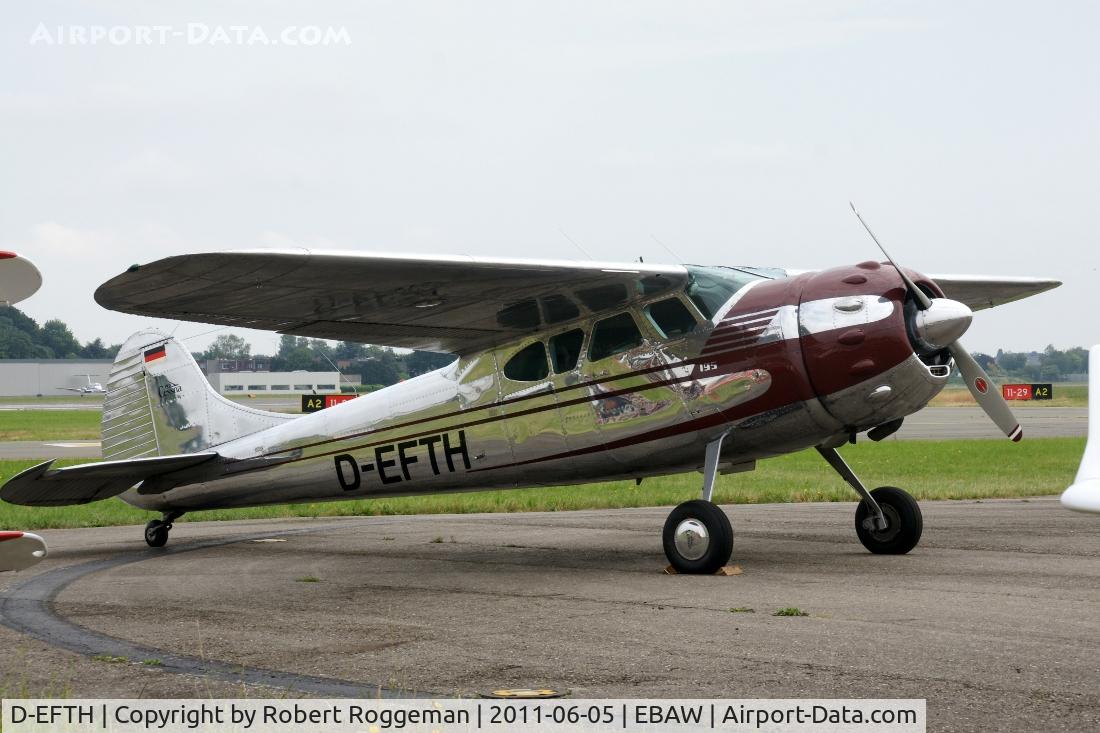 D-EFTH, 1953 Cessna 195B Businessliner C/N 16087, Fly in.