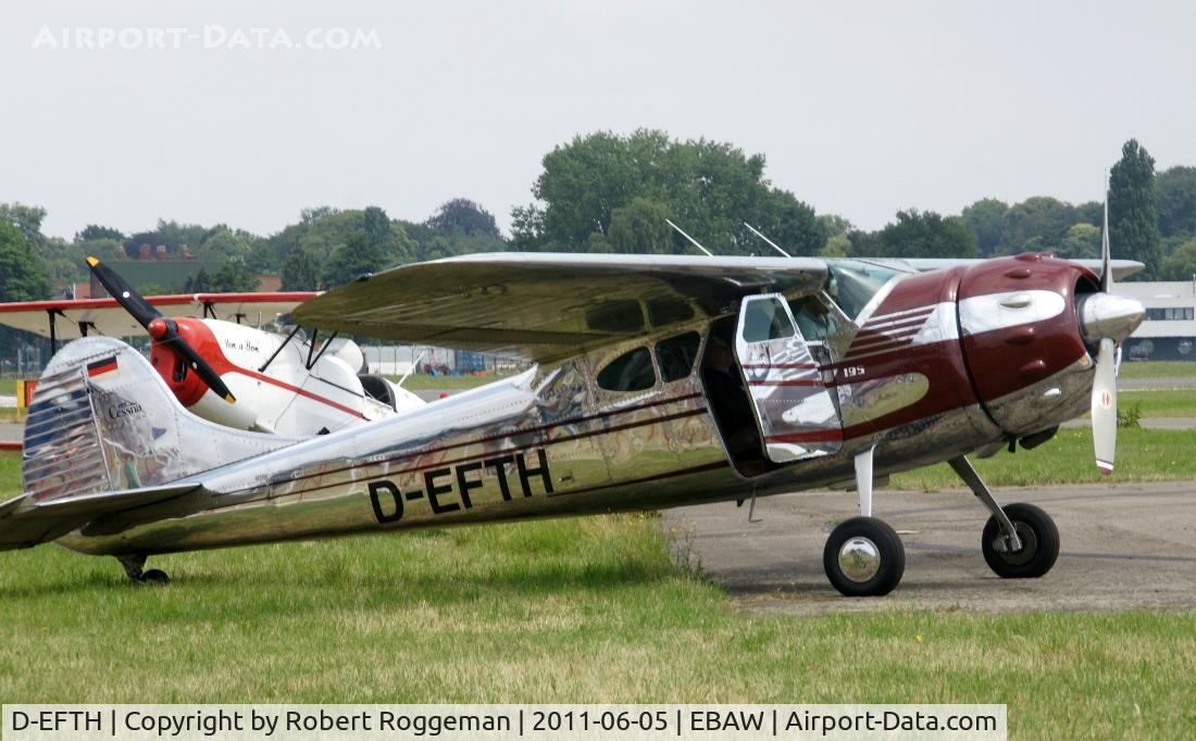 D-EFTH, 1953 Cessna 195B Businessliner C/N 16087, Fly in.