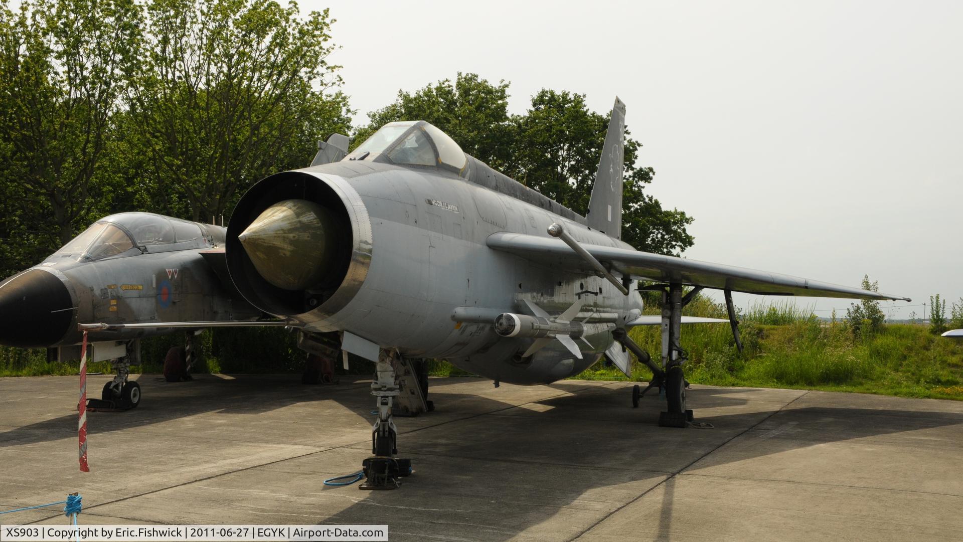 XS903, English Electric Lightning F.6 C/N 95249, XS903 at Yorkshire Air Museum