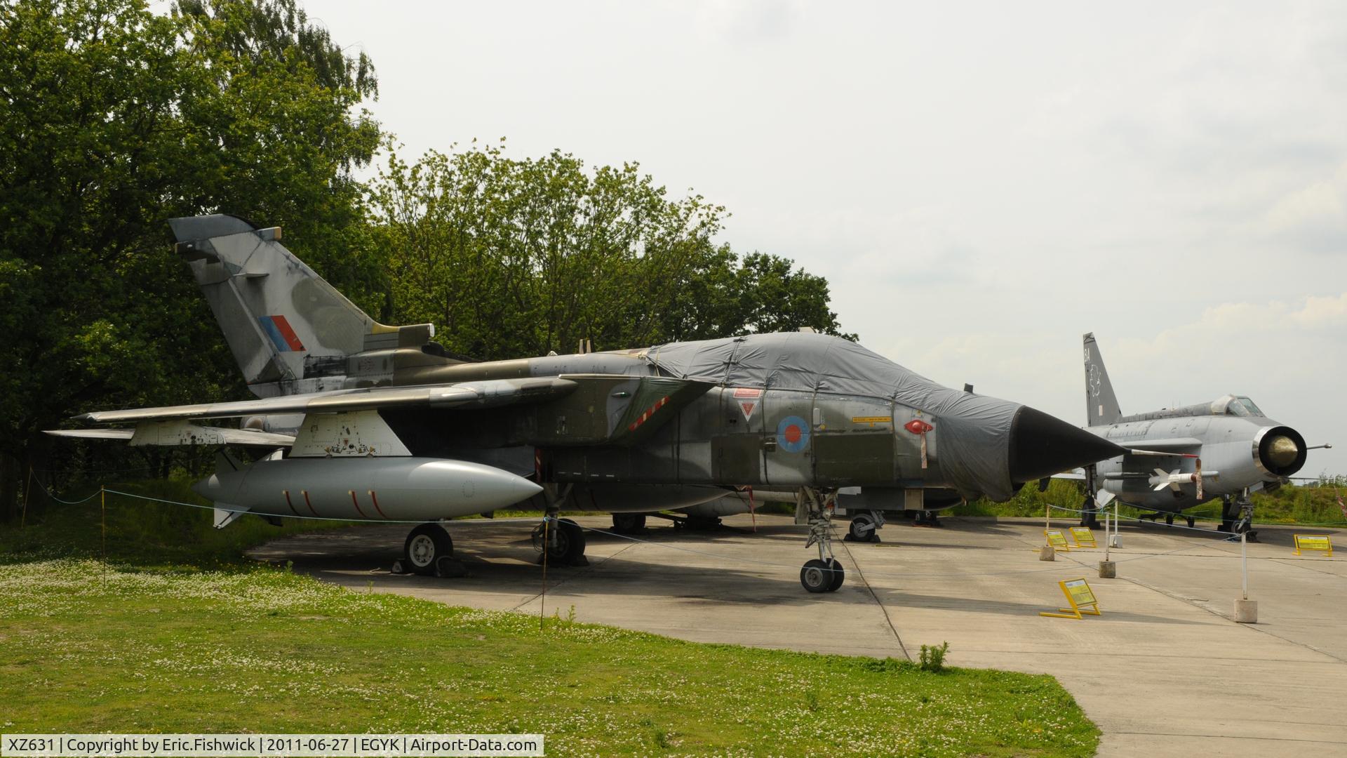 XZ631, 1978 Panavia Tornado GR.1 C/N P.15, XZ631 at Yorkshire Air Museum