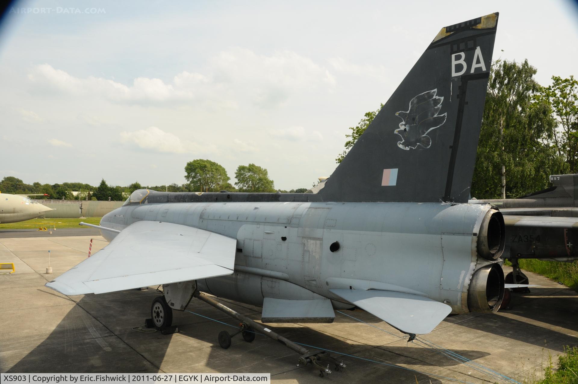 XS903, English Electric Lightning F.6 C/N 95249, XS903 at Yorkshire Air Museum