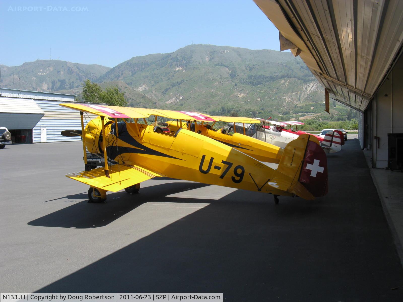 N133JH, 1940 Bucker Bu-133C Jungmeister C/N 26, 1940 Dornier Werke BU 133 JUNGMEISTER, Siemens-Halske SH 14 A-4 seven cylinder 160 Hp radial, early arrival
