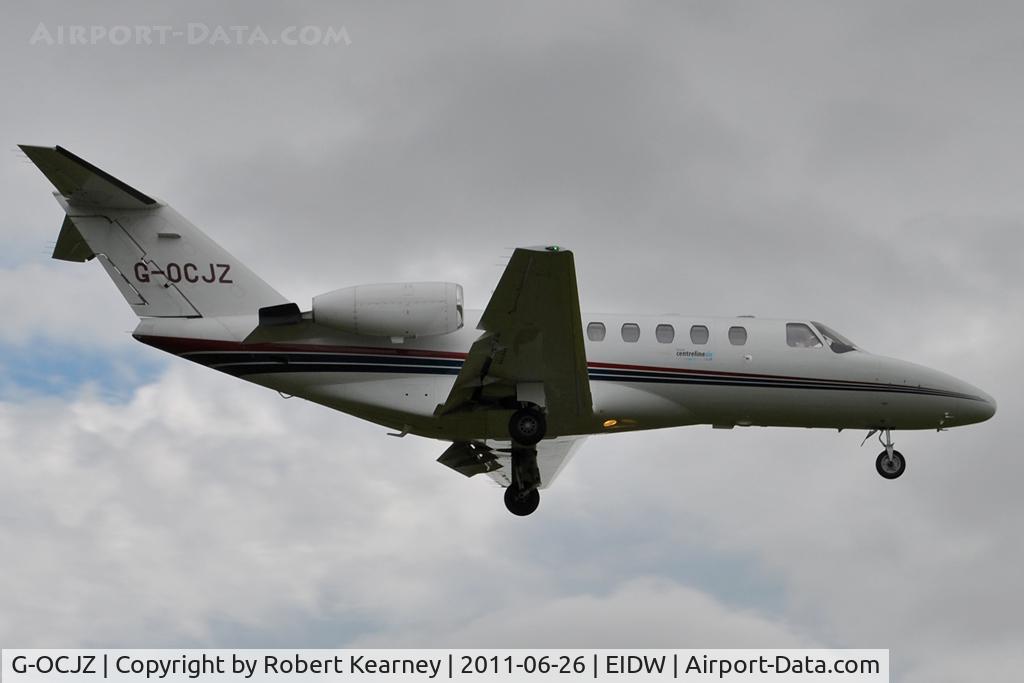 G-OCJZ, 1994 Cessna 525A CitationJet CJ2 C/N 525A-0051, On short finals for r/w 16