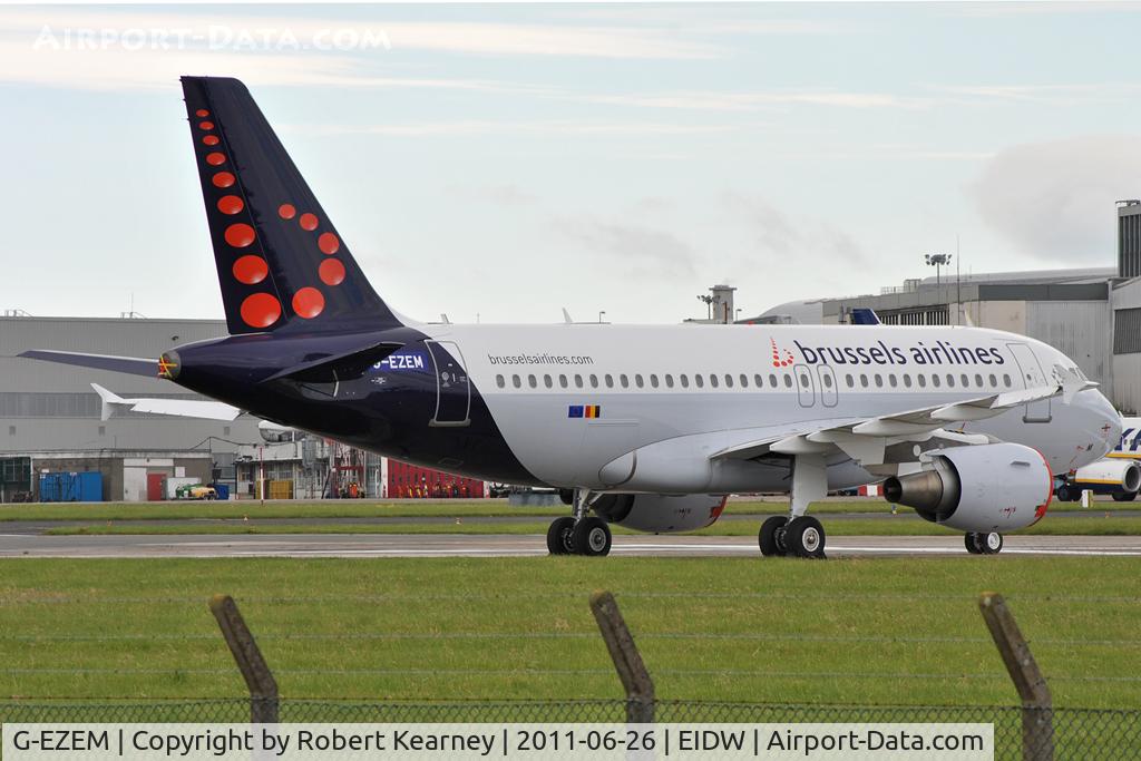 G-EZEM, 2004 Airbus A319-111 C/N 2230, Parked up on r/w 29