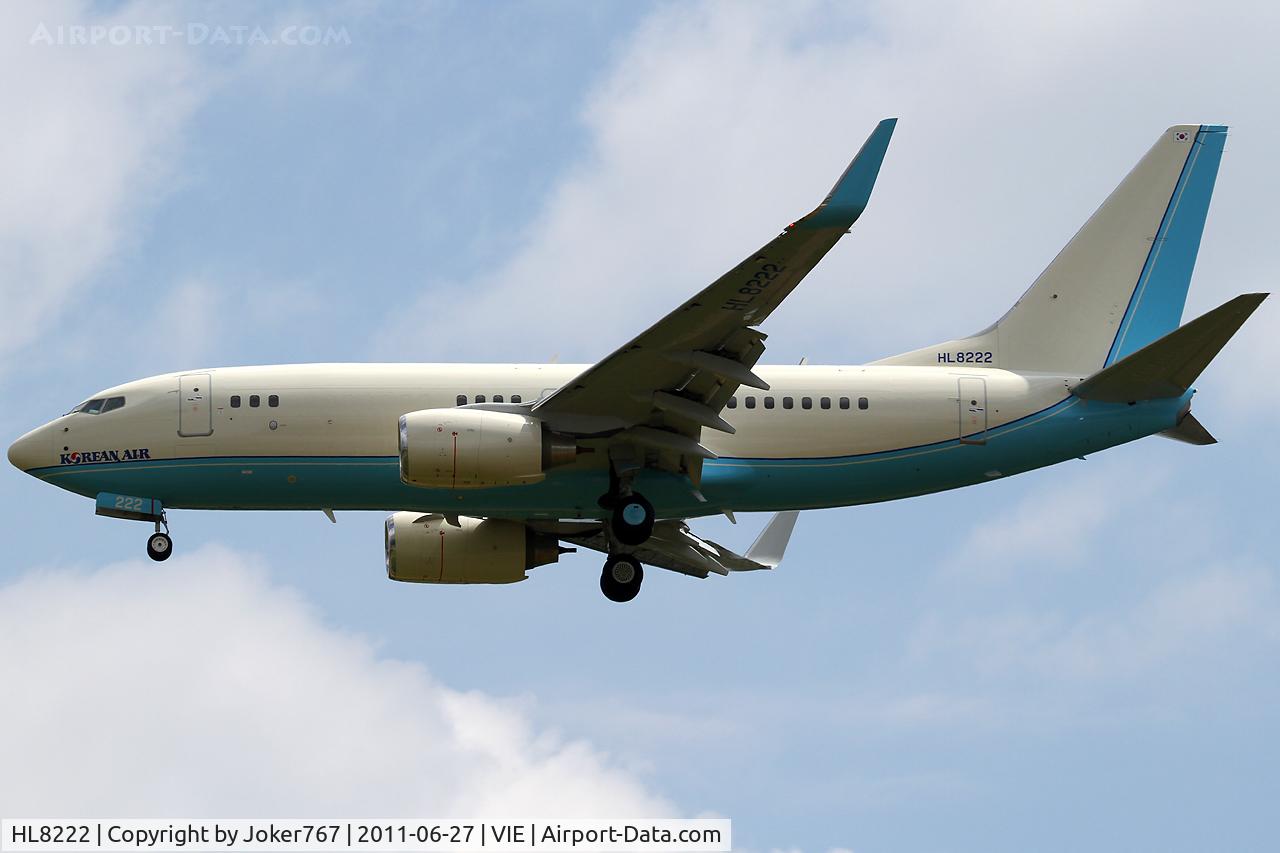 HL8222, 2009 Boeing 737-7B5 C/N 37660, Korean Air