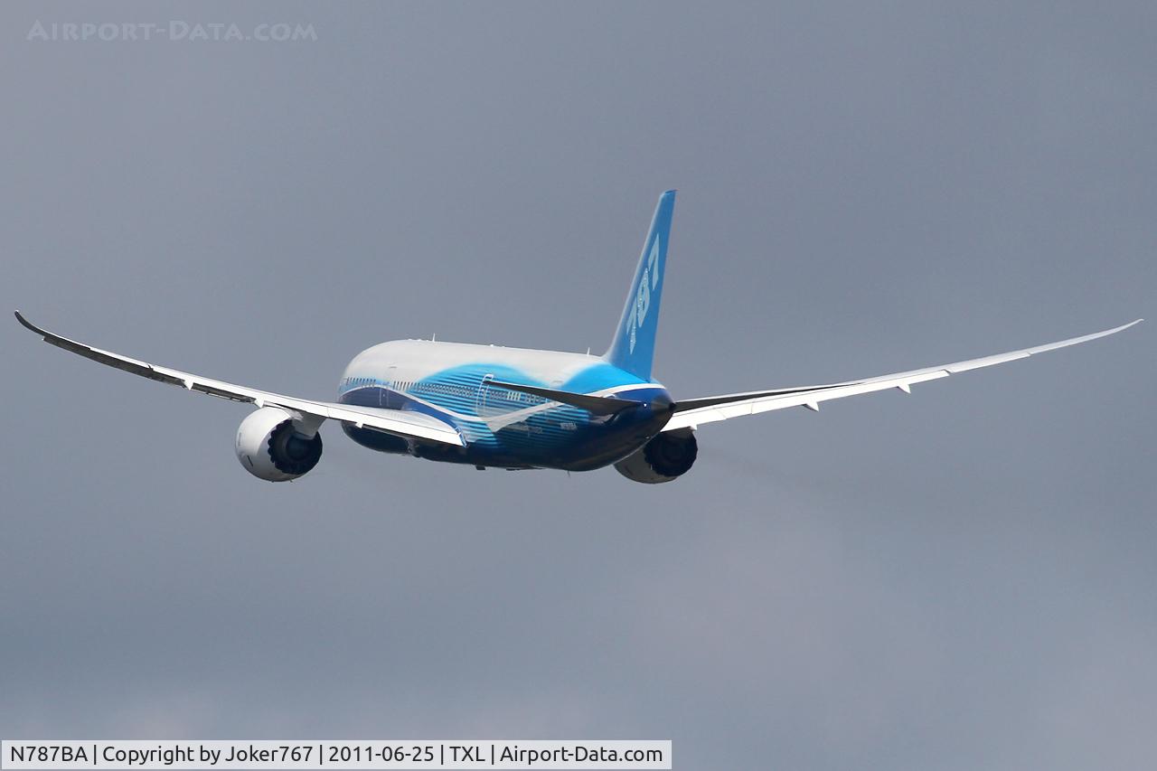 N787BA, 2009 Boeing 787-8 Dreamliner C/N 40690, Boeing Company