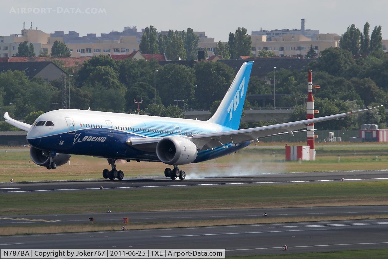N787BA, 2009 Boeing 787-8 Dreamliner C/N 40690, Boeing Company