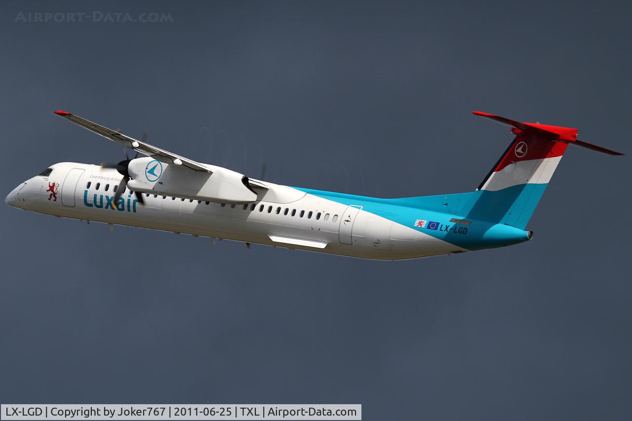 LX-LGD, 2007 De Havilland Canada DHC-8-402Q Dash 8 C/N 4171, Luxair