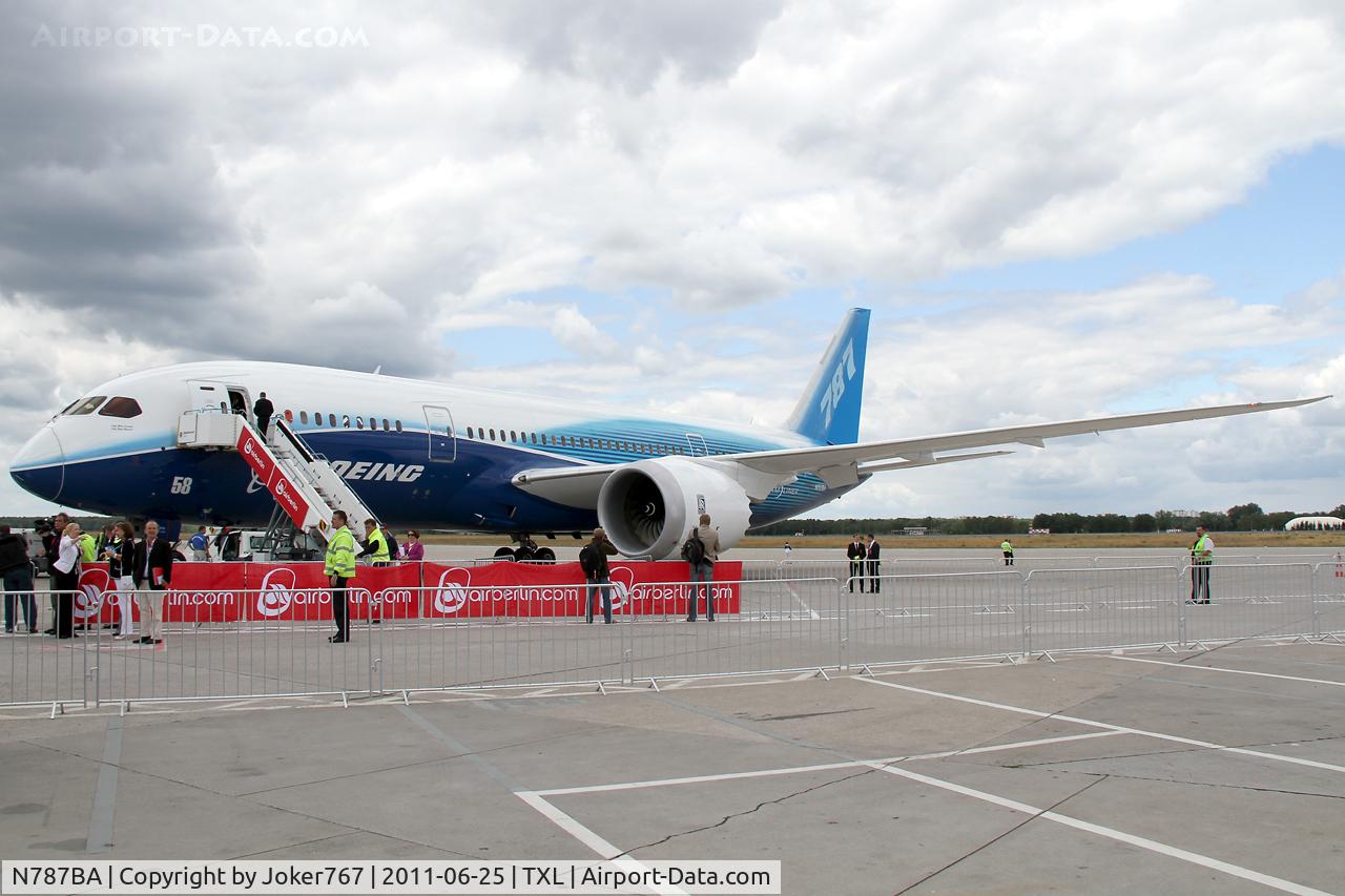 N787BA, 2009 Boeing 787-8 Dreamliner C/N 40690, Boeing Company