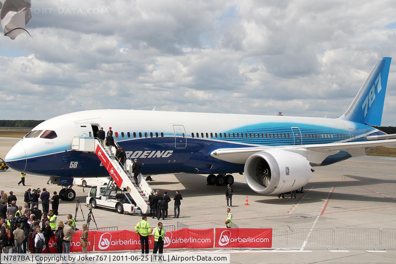 N787BA, 2009 Boeing 787-8 Dreamliner C/N 40690, Boeing Company