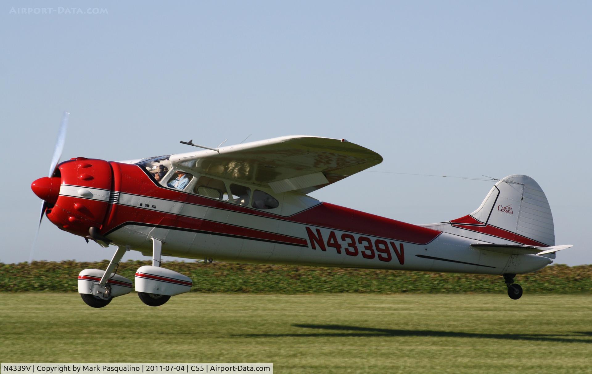 N4339V, 1948 Cessna 190 C/N 7245, Cessna 190