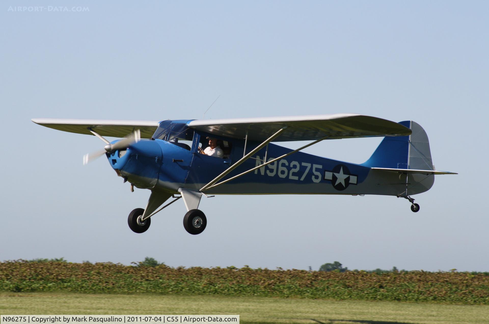 N96275, 1946 Taylorcraft BC12-D C/N 8575, Taylorcraft BC12-D