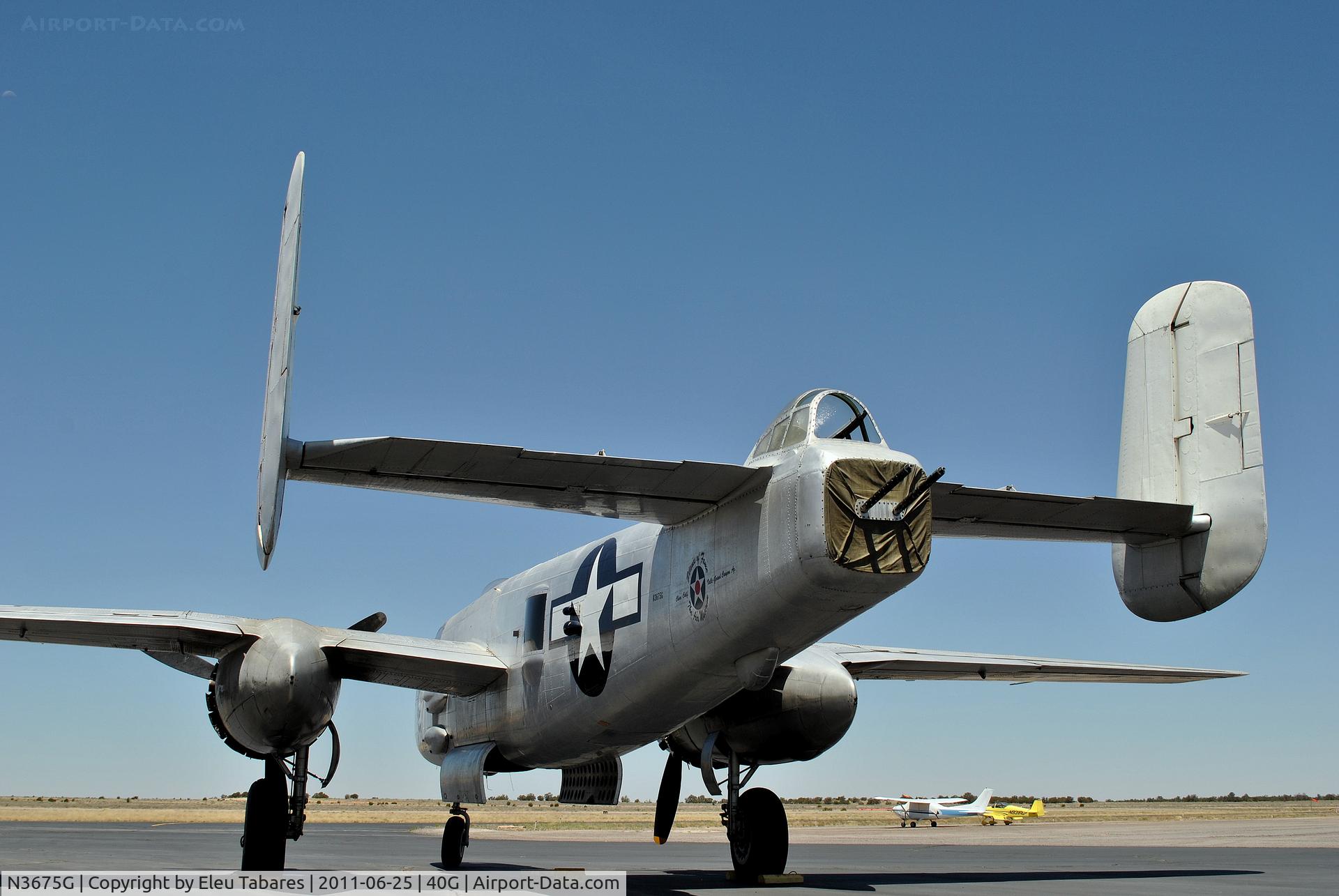 N3675G, 1944 North American B-25J Mitchell Mitchell C/N 108-33698, Taken at the High Country Warbirds Fly-In in Valle, Arizona.