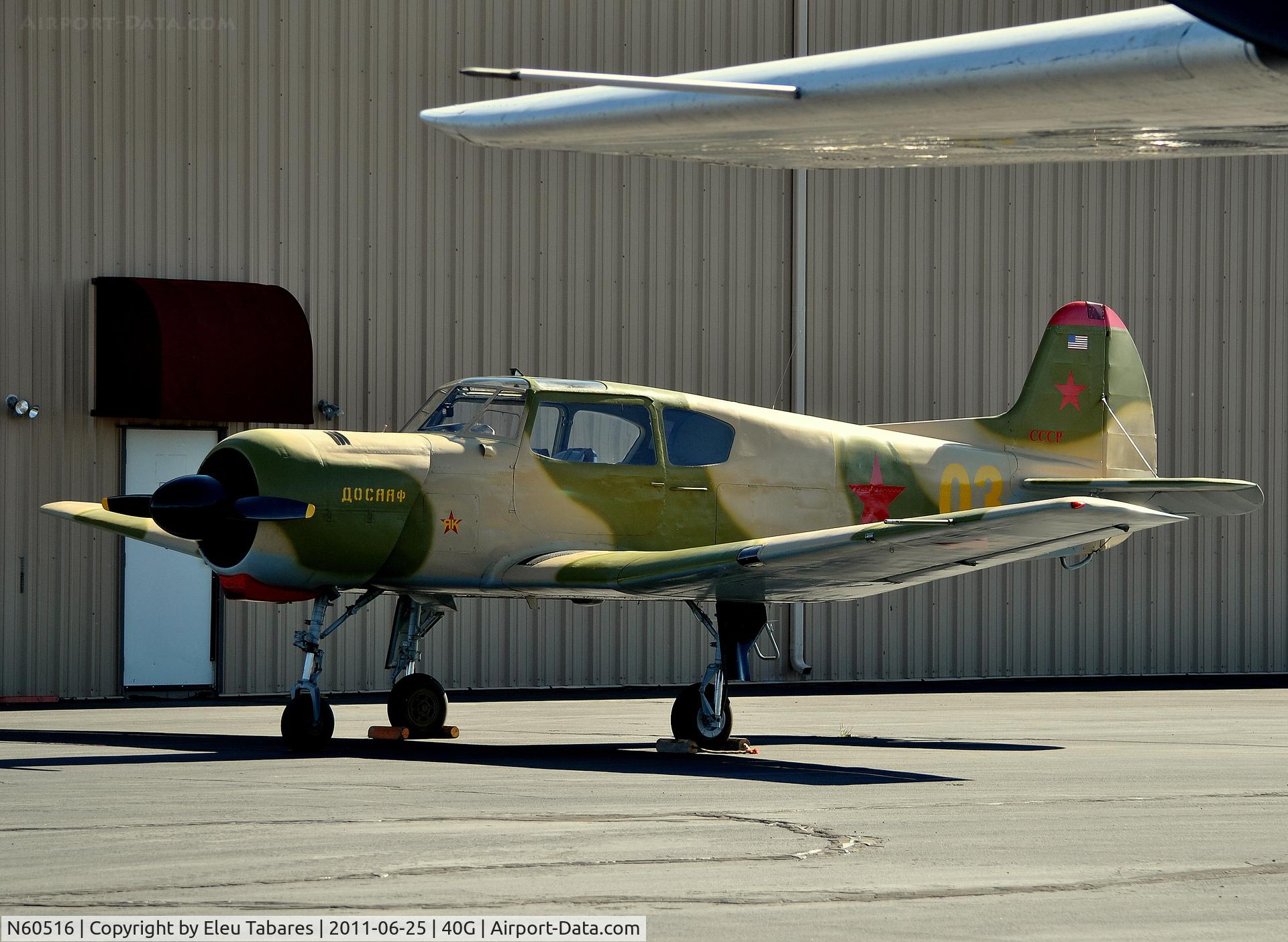 N60516, 1977 Yakovlev Yak-18T C/N 7200315, Taken during High Country Warbirds Fly-In in Valle, Arizona.