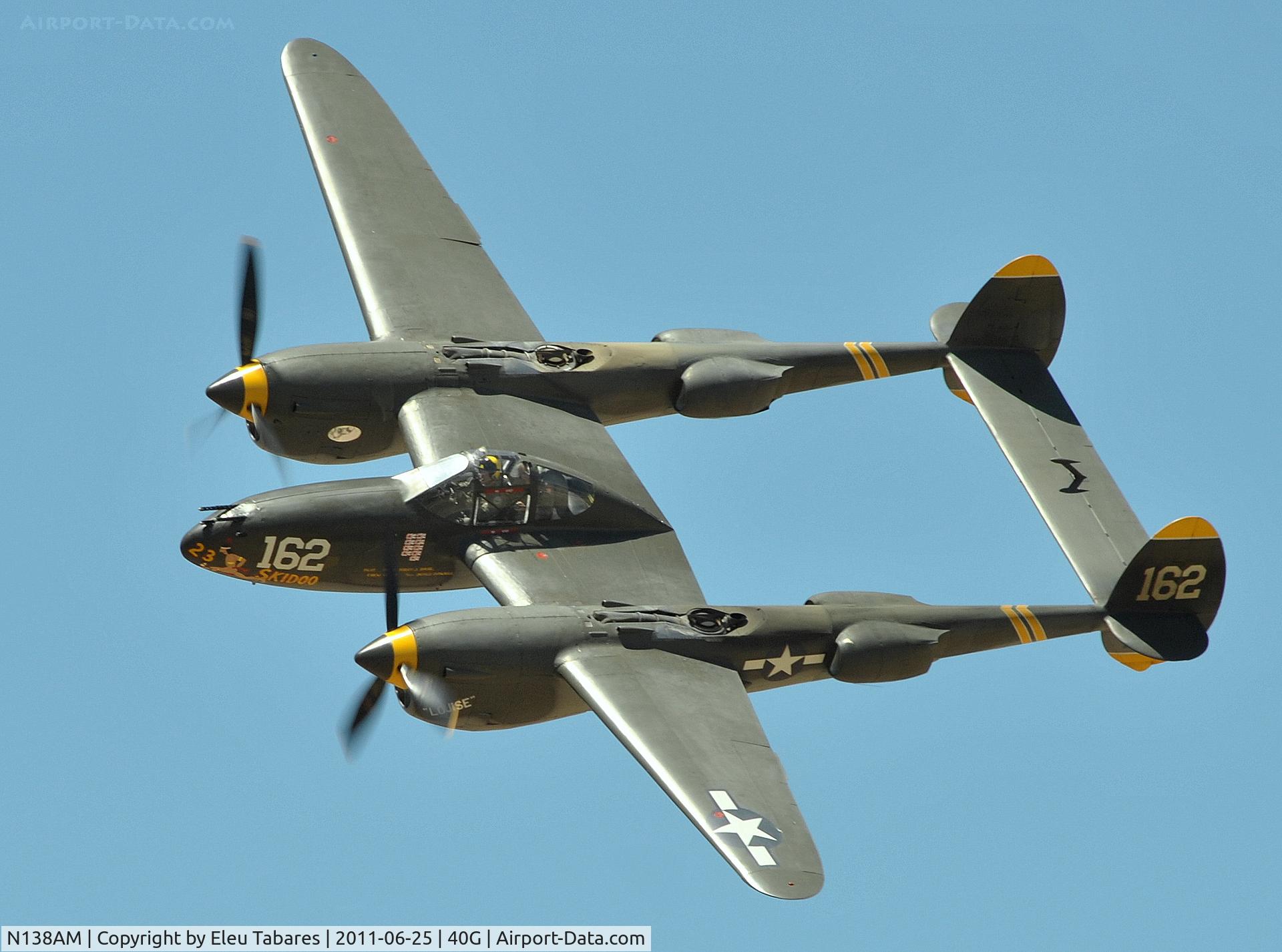 N138AM, 1943 Lockheed P-38J Lightning C/N 44-23314, Taken during High Country Warbirds Fly-In in Valle, Arizona.