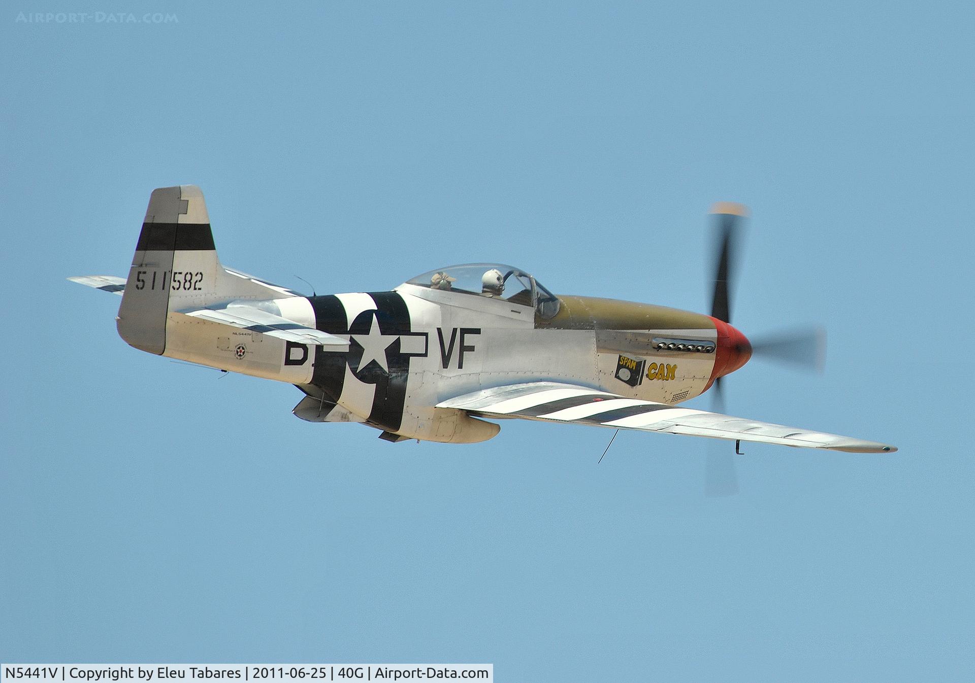 N5441V, 1961 North American F-51D Mustang C/N 45-11582, Taken during High Country Warbirds Fly-In in Valle, Arizona.