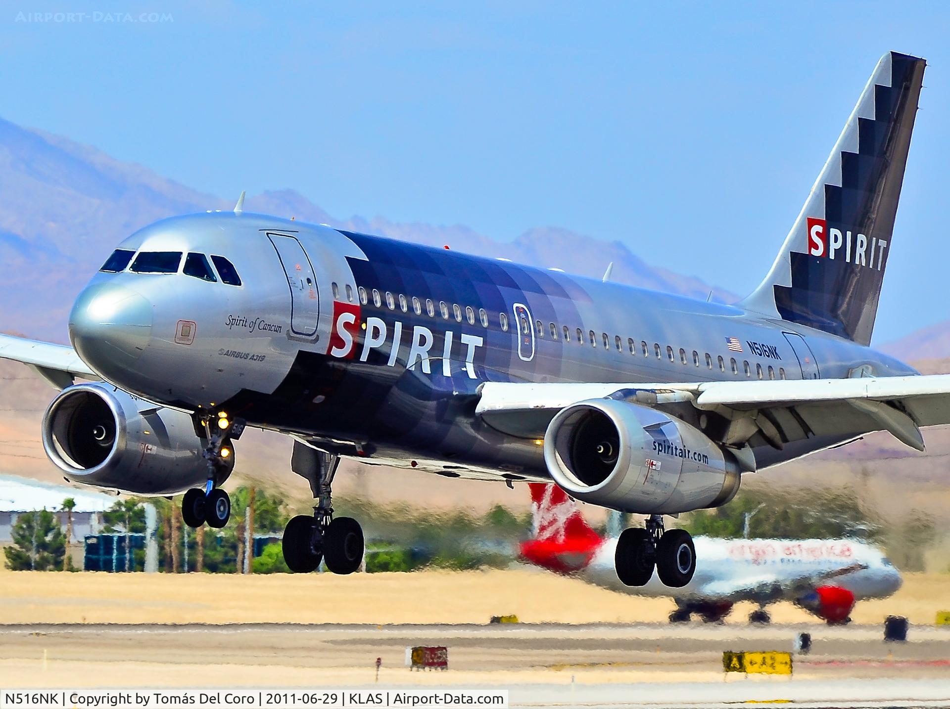 N516NK, 2006 Airbus A319-132 C/N 2704, Spirit Airlines Airbus A319-132 N516NK / 516 (cn 2704) 