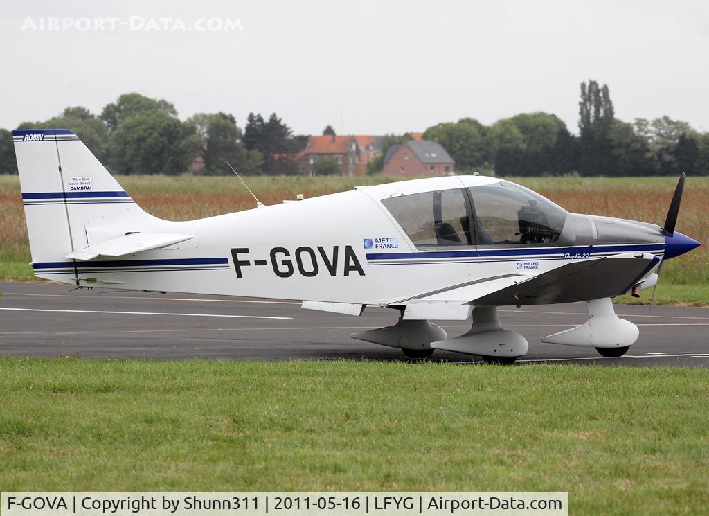 F-GOVA, Robin DR-400-120 Dauphin 2+2 C/N 2303, Parked at the Airclub...