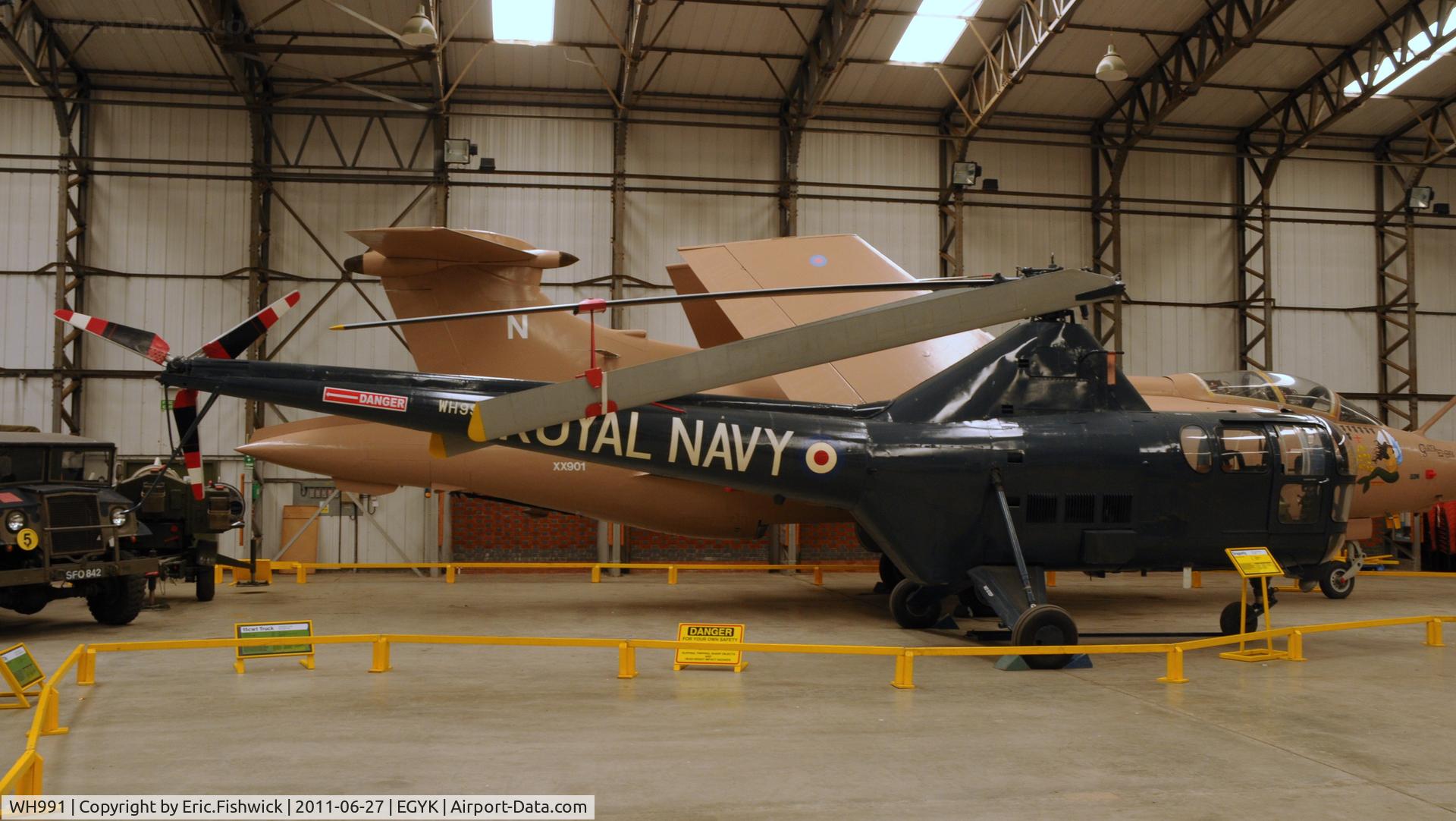 WH991, Westland Dragonfly HR.3 C/N WA/H/67, WH991 at Yorkshire Air Museum