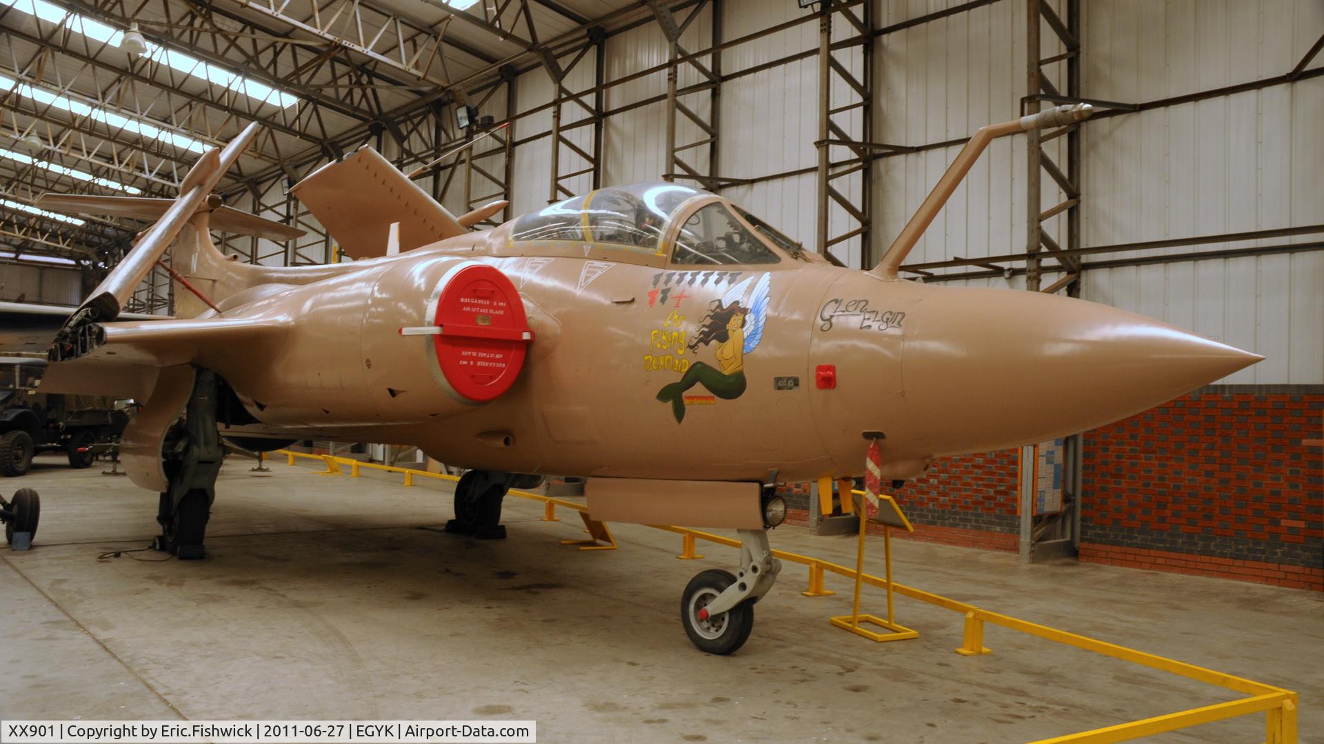 XX901, 1977 Hawker Siddeley Buccaneer S.2B C/N B3-06-75, XX901 at Yorkshire Air Museum