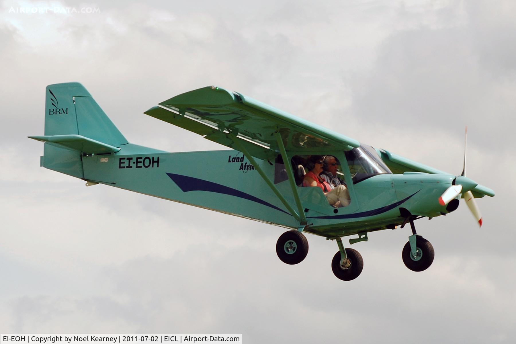 EI-EOH, BRM Land Africa C/N 0162/912ULS/10-LA, Landing at Clonbullogue Aerodrome for the July Fly-in.