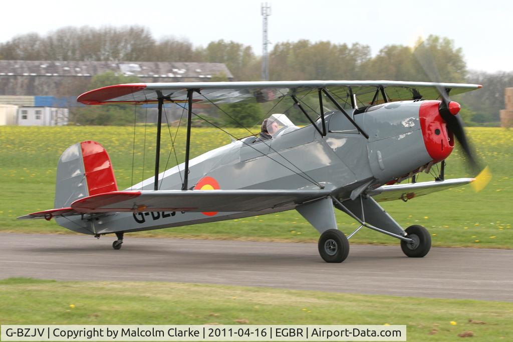 G-BZJV, 1957 CASA 1-131E Srs 1000 C/N 1075, Casa 1-131E Srs 1000 Jungmann at Breighton Airfield in April 2011.