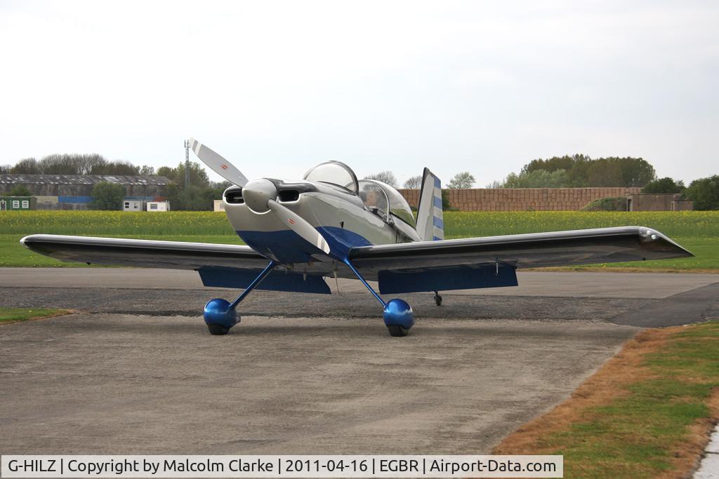G-HILZ, 2006 Vans RV-8 C/N PFA 303-14471, Vans RV-8 at Breighton Airfield in April 2011.