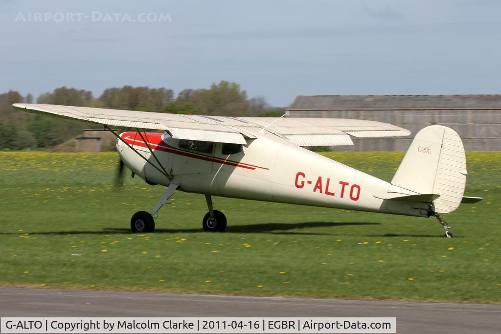 G-ALTO, 1948 Cessna 140 C/N 14253, Cessna 140 at Breighton Airfield in April 2011.