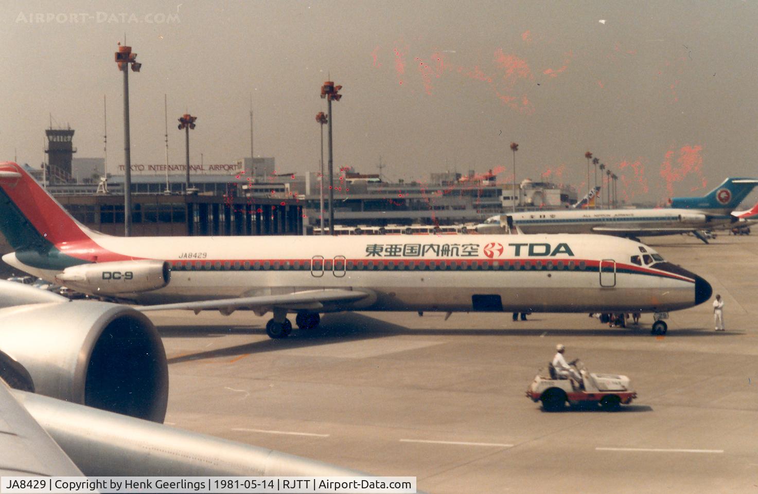 JA8429, 1974 Douglas DC-9-41 C/N 47613, TOA Domestic Airlines