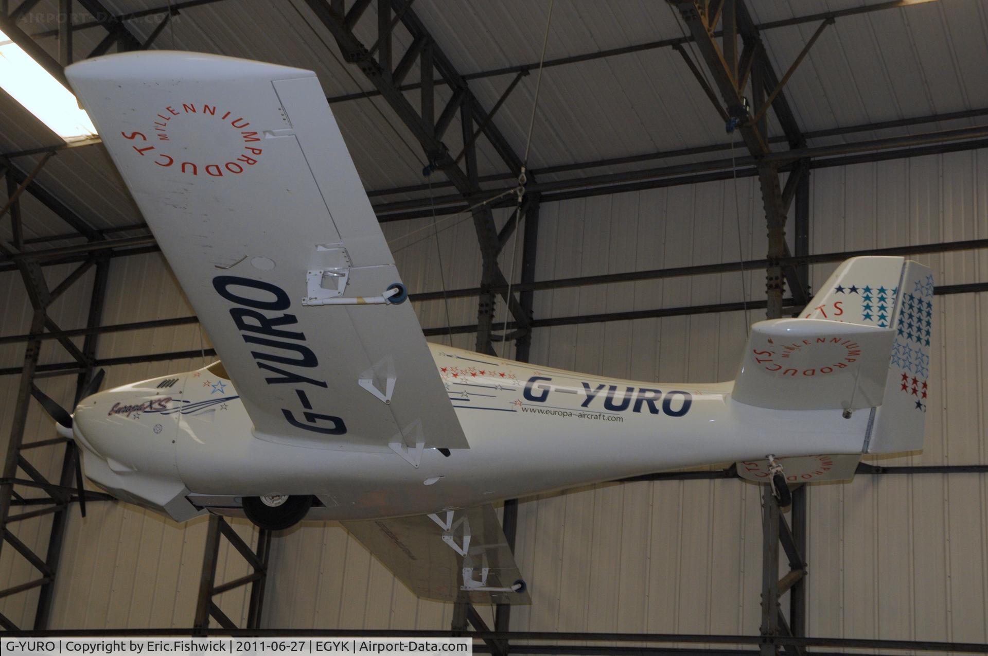 G-YURO, 1992 Europa Monowheel C/N PFA 220-11981, G-YURO at Yorkshire Air Museum