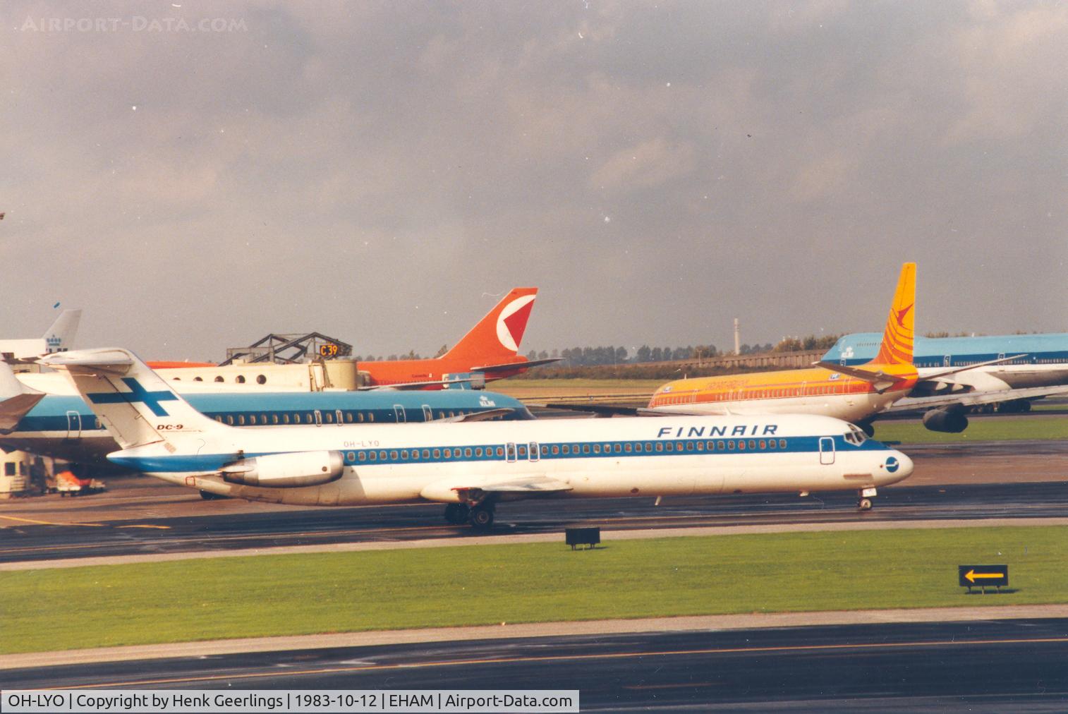 OH-LYO, Douglas DC-9-51 C/N 47695, Finnair