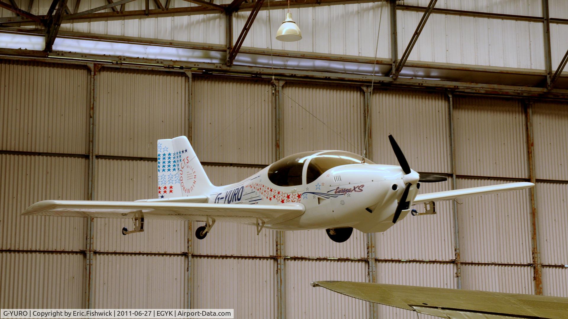 G-YURO, 1992 Europa Monowheel C/N PFA 220-11981, G-YURO at Yorkshire Air Museum