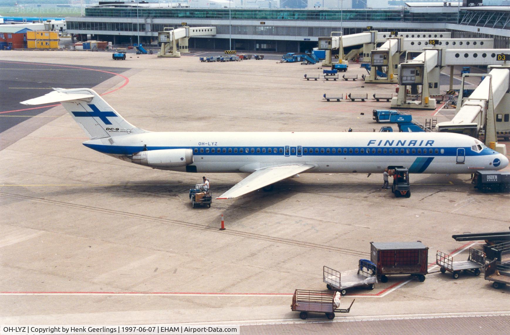 OH-LYZ, McDonnell Douglas DC-9-51 C/N 48136, Finnair