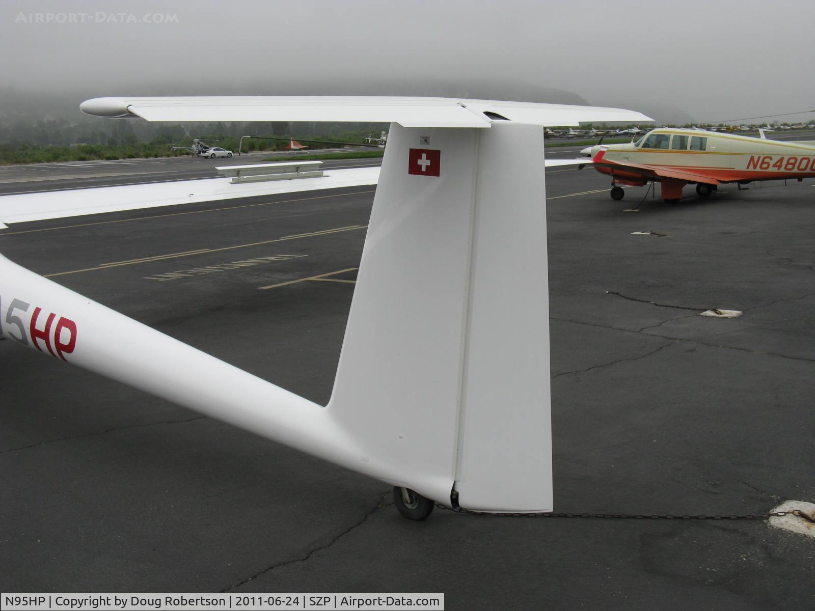 N95HP, 2000 Stemme S-10VT C/N 11-041, 2000 Stemme S10-VT self-launching sailplane, Rotax Supercharged F2/S1 113.5 Hp mounted behind 2-place cockpit, low drag T-tail