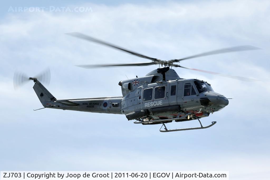 ZJ703, 2002 Bell 412EP Griffin HAR.2 C/N 36296, 84 Sq temp based at Valley
