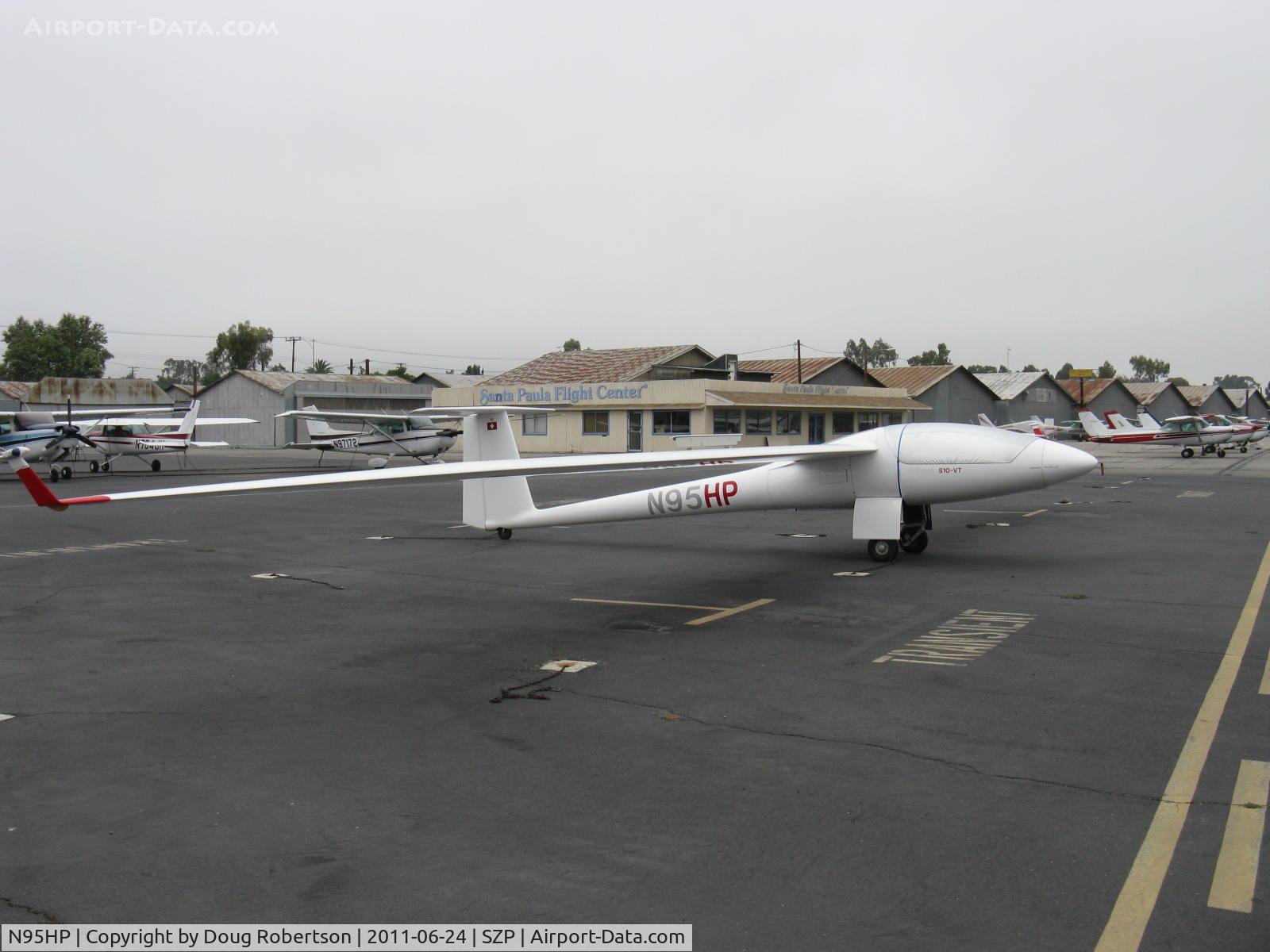 N95HP, 2000 Stemme S-10VT C/N 11-041, 2000 Stemme Gmbh & Co. S10-VT self-launching sailplane, Rotax Supercharged 914 F2/S1 113.5 Hp mounted behind 2-place cockpit, two-blade variable pitch fully-retracting in nose cone prop.