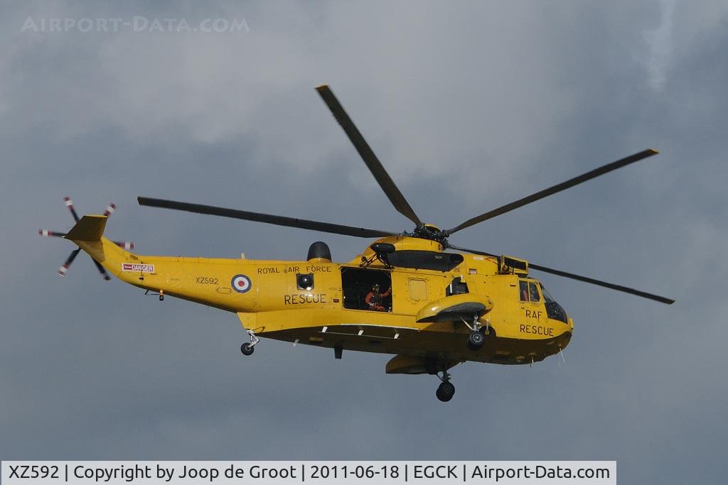 XZ592, 1978 Westland Sea King HAR.3 C/N WA858, quick visit to former RAF Llandwrog